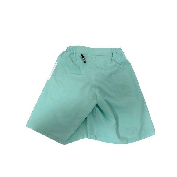 Adidas Own The Run Men’s Shorts S Green White Triple Striped Logo 9” AEROREADY - Picture 2 of 16